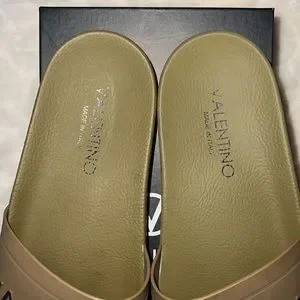 Mario Valentino | Shoes | Nwt Valentino Olive Green Slides  display picture 2